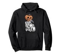 Halloween Skeleton German Shorthaired Pointer Dog GSP Felpa con Cappuccio