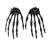 Halloween Skeleton Hands, Horror Decor Hands Ornament, 6,1 x 3,94 x 0,79 Inches Spooky Design Realistic Fake Arms for Porch, Windowsill, Desk, Mantel, Haunted House, Indoor Outdoor Hanging Display