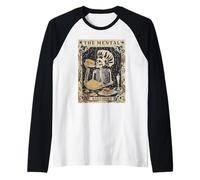 Halloween Skeleton The Mental BakeDown Tarocchi, Panettiere Maglia con Maniche Raglan