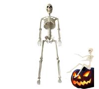 Halloween Skeleton with Movable Joints 90cm Realistic Skeleton Decorations | Halloween Decorations for Yard Lawn Haunted House Garden Porch Party