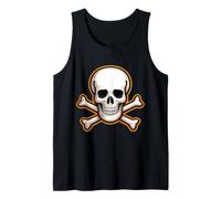 Halloween Skull Crossbones Bambini Spooky Pirate Grafica Canotta