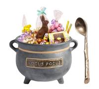 Halloween Snack Bowl, Candy Bucket Bowl, Festive Food Holder, Multi-Purpose Counter Organizer, Serving Dish For Parties Restaurant Catering Living Room Picnic, 7.87x6.3x5.91 Inches