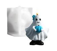 Halloween Soap Molds, Spooky Resin Silicone Molds Candle Making, Zucca Ghost Home Decor Craft Supplies for Epoxy Wax Plaster Desk Decor Party Decorations Holiday Kids Adults