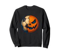 Halloween Soccer Pumpkin Spooky Creepy Football Player Felpa