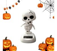 Halloween Solar Dancing Skeleton - Auto Dashboard Decorative Ornament, Powered Moving Figure | Novelty Car Interior Decoration For Drivers, School Runs, Road Trips, Daily Travel, Trucks, SUVs And Seda