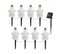 Halloween Solar Way Lighting Outside | 6-12 Ore Di Lampade Impermeabili Di Fantasmi Impermeabili | Luce Solare A LED Per Giardino, Cortile, Ingresso, Deco Della Festa Di Halloween Con Pile E Design