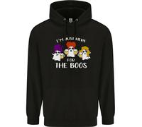 Halloween Sono Qui Solo Per I Boos Felpa Uomo