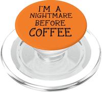 Halloween Sono un incubo prima del caffè per il caffè del mattino PopSockets PopGrip per MagSafe