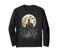 Halloween Spettrale Haunted Mansion Maglia a Manica