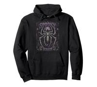 Halloween Spider Skeleton Gothic Spooky Stagione Halloween Felpa con Cappuccio