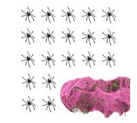 Halloween Spider Web Decor Haunted House Decoration Stretchable Cobweb Party Accessory Spooky Scene Ornament Lightweight Holiday Display Supplies Creepy Ambience Enhancement Item For Homeowners