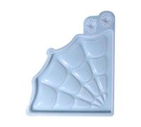 Halloween Spider Web Mold - Silicone 16.7x19.8cm 3D Resin Casting Form | Spider Web Resin Mold - Silicone 16.7x19.8cm Flexible Casting Template | Halloween Craft | Reusable Design For Epoxy Wax Arom