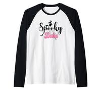 Halloween Spooky Babe Maglia con Maniche Raglan