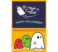 Halloween Spooky Ghost Coloring Book For Kids