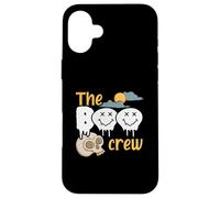 Halloween Spooky Ghost Skeleton Squad Spaventoso The Boo Crew Custodia per iPhone 16 Plus