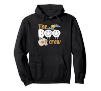Halloween Spooky Ghost Skeleton Squad Spaventoso The Boo Crew Felpa con Cappuccio