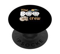Halloween Spooky Ghost Skeleton Squad Spaventoso The Boo Crew PopSockets PopGrip Adesivo