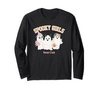 Halloween Spooky Girls Club Maglia a Manica