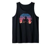 Halloween Spooky Haunted House Creepy Full Moon Canotta
