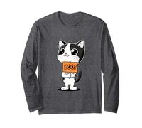 Halloween Spooky Holiday Cute Kitten Funny Cat Halloween Maglia a Manica