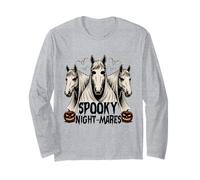 Halloween Spooky Night-Mares Cavallo Divertente Simpatico Fantasma Cavallo Maglia a Manica