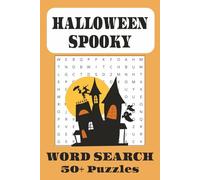 Halloween Spooky Word Search Book: Fun Word Searches Easy to Read Print about Halloween, Spooky, Witches, and More | 6x9 Inches, 110 Pages | 50+ Puzzles for Fun, Relaxation, Travel, Holiday, Gifts