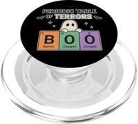 Halloween STEM Tavola periodica Umorismo Fantasma PopSockets PopGrip per MagSafe