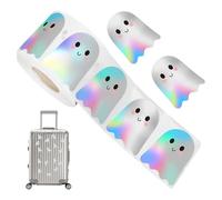Halloween Stickers, Holographic Decals Halloween Decorations, Waterproof Decals Ghost Scrapbook Stickers For Crafts Bottle Bags Book Door Window Home Decor Party Favors
