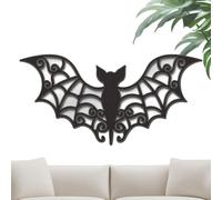 Halloween Stickers, Specchio Reflective Effect Wood Spider Pumpkin Sign, Halloween Window Decorations For Haunted House Holiday Crafting Projects