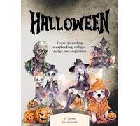 Halloween stories, for art journaling & collage, cut and collage, A book with 60+ elements of Halloween elements and backgrounds for junk journal, ATC, mixed media, scrapbook & cardmaking