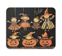 Halloween strega bambole e zucca modello opera d'arte asciugatura piatto stuoia assorbente terra diatomacea tappetino antiscivolo cucina piano di lavoro decorazione