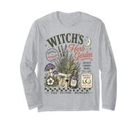Halloween Strega Herb Garden Cottagecore Donne Halloween Maglia a Manica