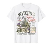 Halloween Strega Herb Garden Cottagecore Donne Halloween Maglietta