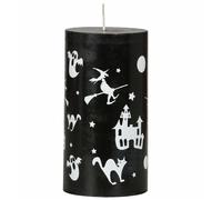 Halloween Streghe E Gatti Candelabro In Cera Decorazione Horror Alta 13Cm