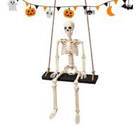 Halloween Swinging Skeleton Outdoor Spooky Hanging Yard Decoration Prop