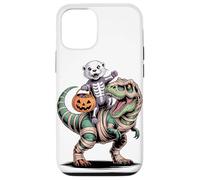 Halloween T-Rex Dinosauro Lontra Marina Mummia Tyrannosaurus Custodia per iPhone 12/12 Pro