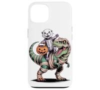Halloween T-Rex Dinosauro Lontra Marina Mummia Tyrannosaurus Custodia per iPhone 13
