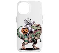 Halloween T-Rex Dinosauro Lontra Marina Mummia Tyrannosaurus Custodia per iPhone 14