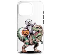 Halloween T-Rex Dinosauro Lontra Marina Mummia Tyrannosaurus Custodia per iPhone 16 Pro