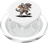 Halloween T-Rex Dinosauro Pinguino Mummia Tyrannosaurus Rex PopSockets PopGrip per MagSafe