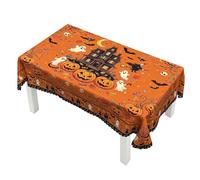 Halloween Tablecloth, Waterproof Splash Proof Reusable Washable Table Cover