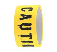 Halloween Tape - Yellow Warning | Scary Party Decorations, Spooky Caution Scene Roll For Haunted House Decor, Creepy Outdoor Yard Props, Indoor Safety Danger Zone Banner, Trick Or Treat Party Supply S