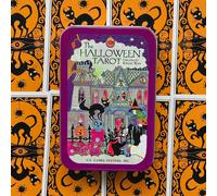 HALLOWEEN Tarot Tin Scatola Tavola Carte Kipling West Esoterici us games systems