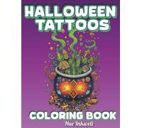 Halloween Tattoos: Coloring Book