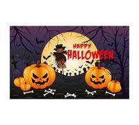 Halloween tema backdrop, 180 x 110 cm, Happy Halloween Backdrop - Versatile Photography Background Party Supplies for Kids Adult Birthday Home Indoor Wedding Decor School Activity