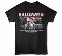 Halloween That Boys Eyes Maglietta Uomo Manica Corta Nera Girocollo