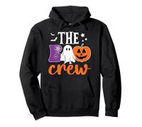 Halloween The Boo Crew Carino Fantasma Spooky Costume Felpa con Cappuccio