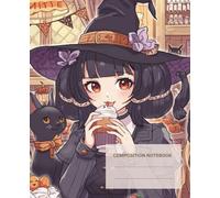 Halloween-Themed Composition Notebook for Teens | Ideal for School, Journaling, and Creative Writing: Cute Pastel Witches, Ghosts, and Pumpkin Desserts