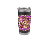 Halloween Tiny Paws Big Spells Cute Wizard Cat Magic Spell Bicchiere termico in acciaio inox doppia parete