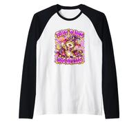 Halloween Tiny Paws Big Spells Cute Wizard Cat Magic Spell Maglia con Maniche Raglan